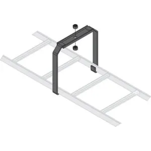 18" W, LADDER CENTER SUPPORT B