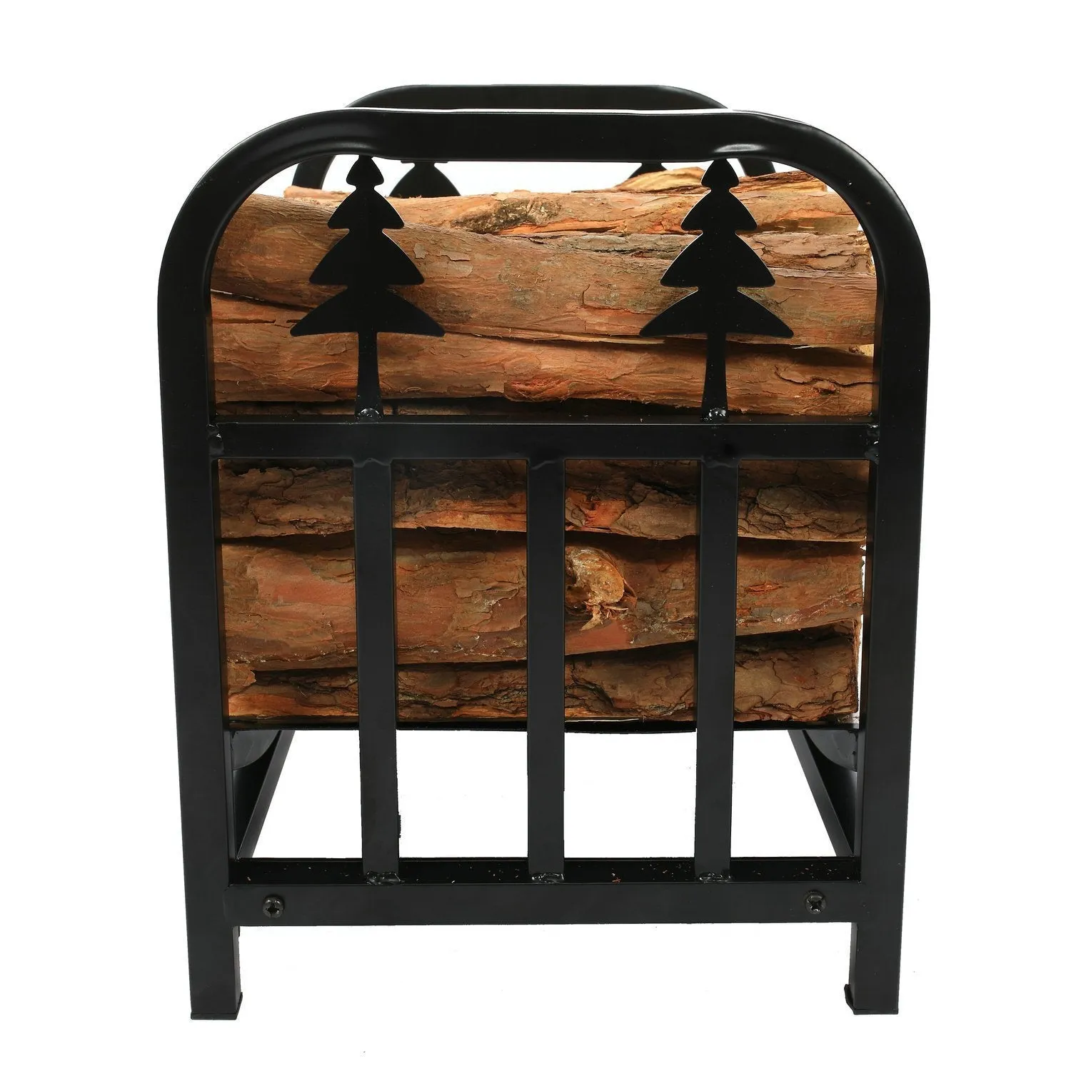 1.Go 18 Inches Indoor Decorative Firewood Rack, Fireside Log Rack for Fireplace