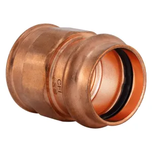 2-1/2" P x FIP Press Copper Female Adapter, Low Lead ProPress Compatible