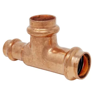 2-1/2" x 1-1/4" x 2-1/2" Press Copper Reducing Tee P x P x P Low Lead ProPress Compatible