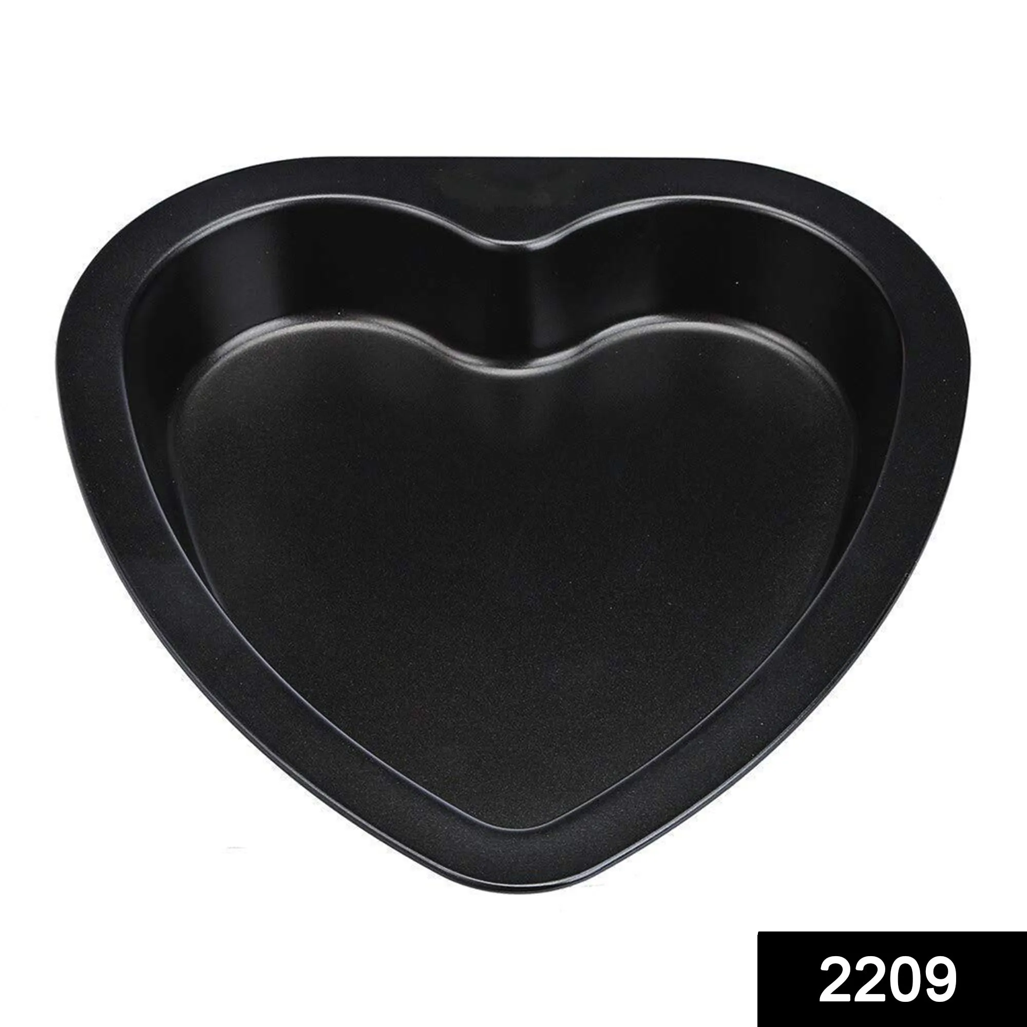 2209 Heart Shape Cake Mould Non Stick  Steel 1 kg Cake Baking Tray ( 23cm)