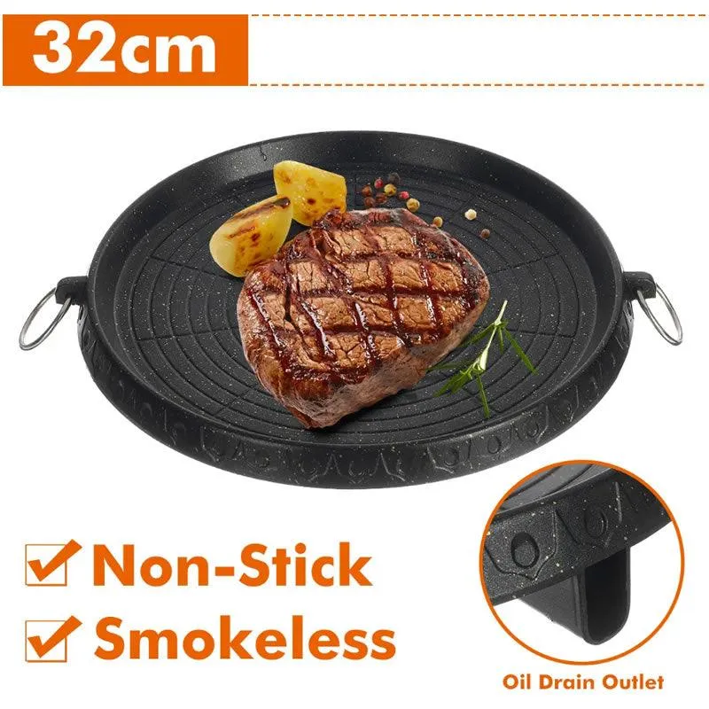 32cm Non-stick Round Charcoal Grill Pan AO-78288