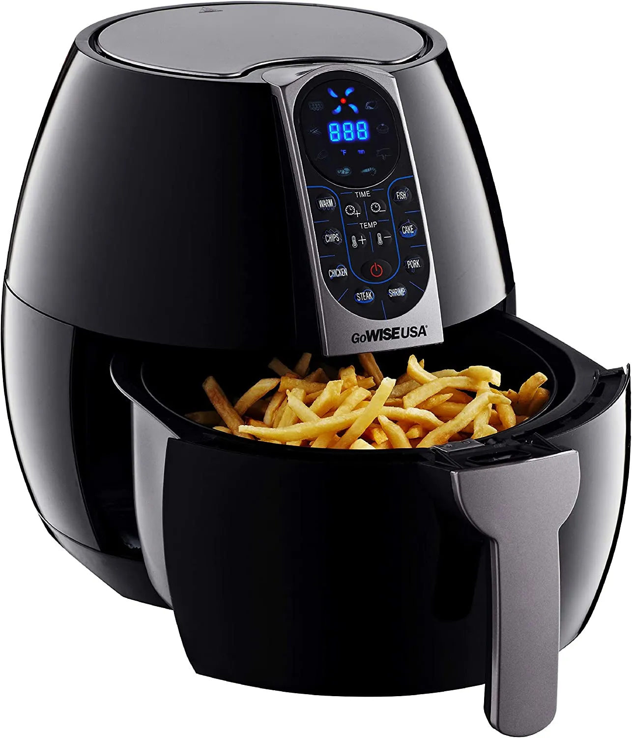 3.7-Quart Programmable Air Fryer with 8 Cook Presets