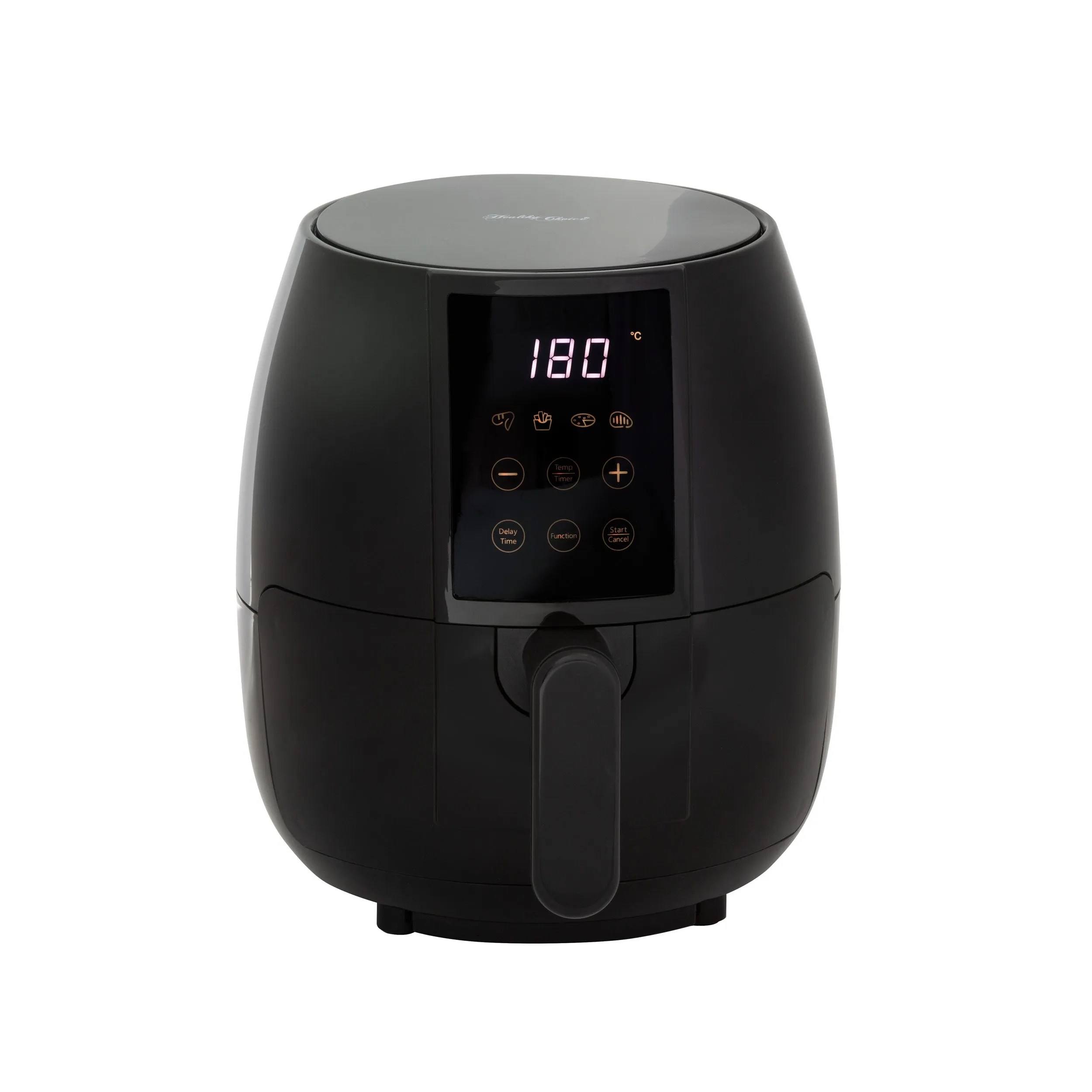 3L Digital Air Fryer w/ 200°C, Non-Stick & Removable Basket