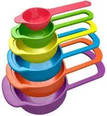 6 Pieces Nested Measuring Cups and Spoons Set-XYGM20080023O