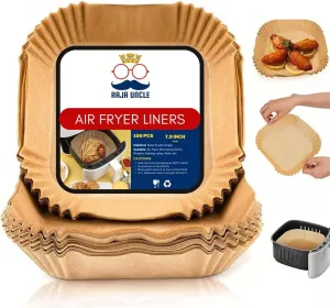 7.9 Inch Square Air Fryer Liners [100Pcs]