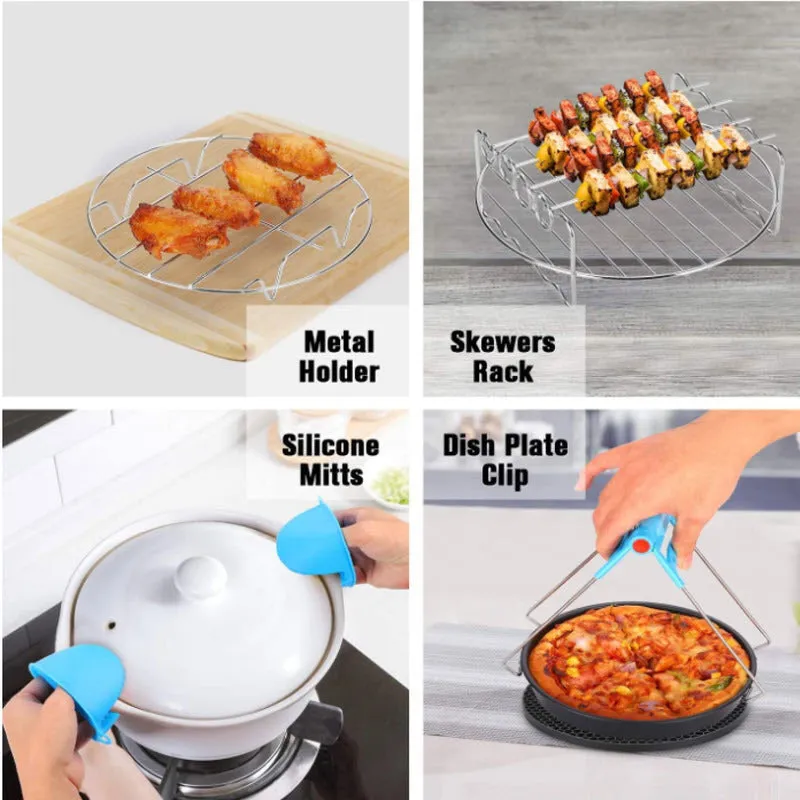 8-in-13-Piece Air Fryers Accessory Set