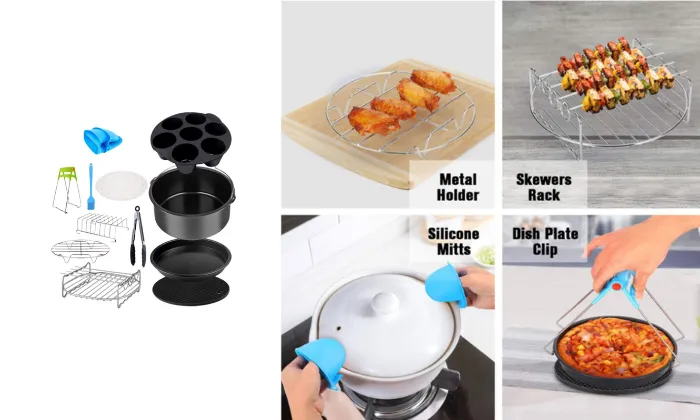 8-in-13-Piece Air Fryers Accessory Set