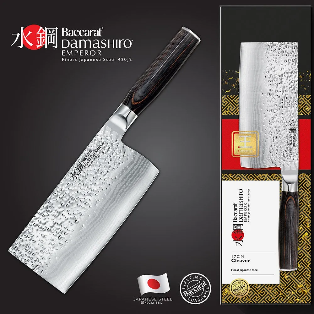 Baccarat Damashiro EMPEROR Cleaver 17cm