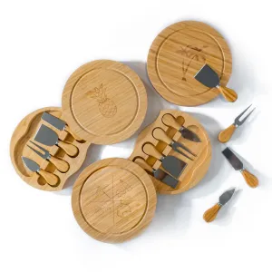 Bamboo Cheese Board & Knife Set