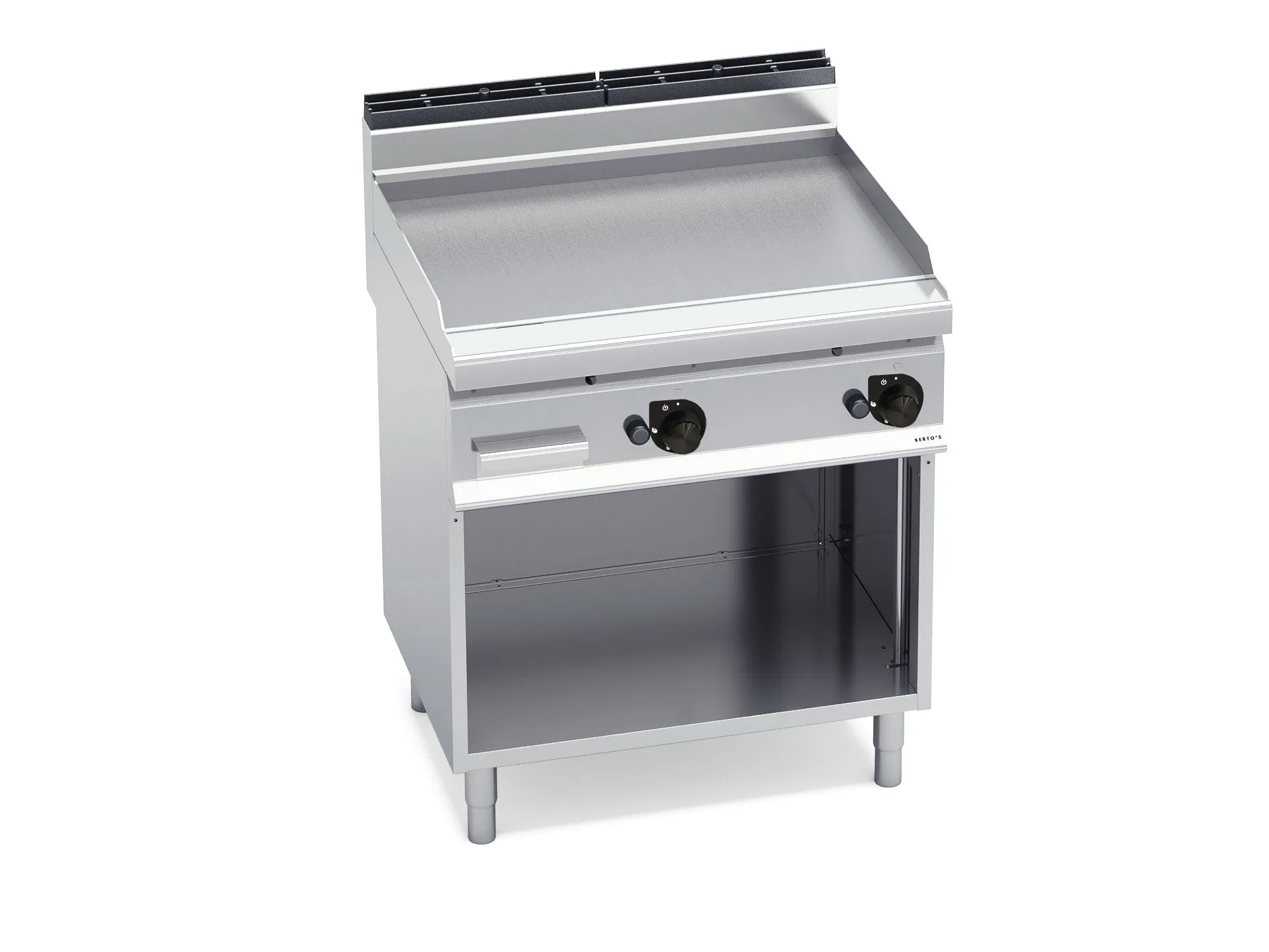 Berto's Gas Griddle with cabinet