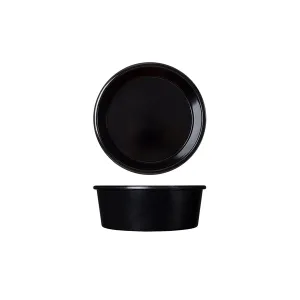 Black Tokyo Melamine Salad Bowl 18.6 x 6cm pack of 6