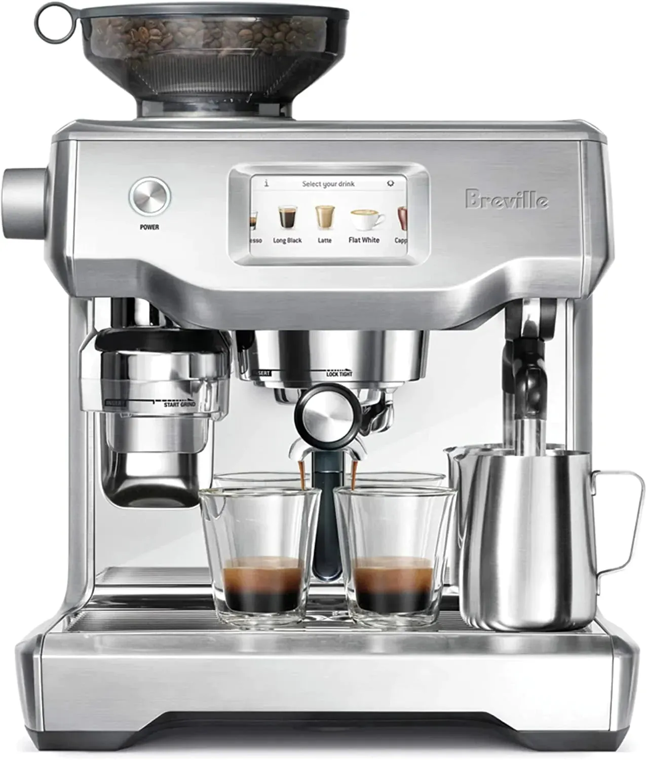 Breville BES880BSS Barista Touch Espresso Machine – Brushed Stainless Steel