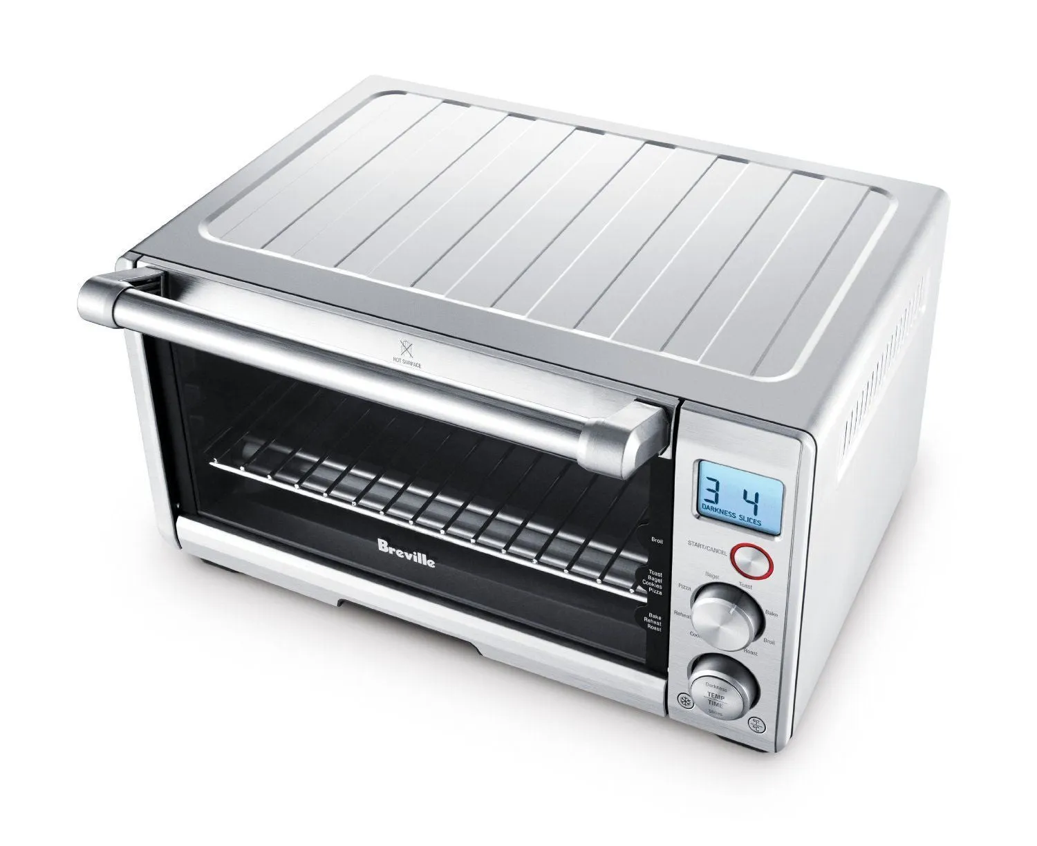 Breville BOV650XL the Compact Smart Oven, Countertop Electric Toaster Oven, Brushed Stainless Steel