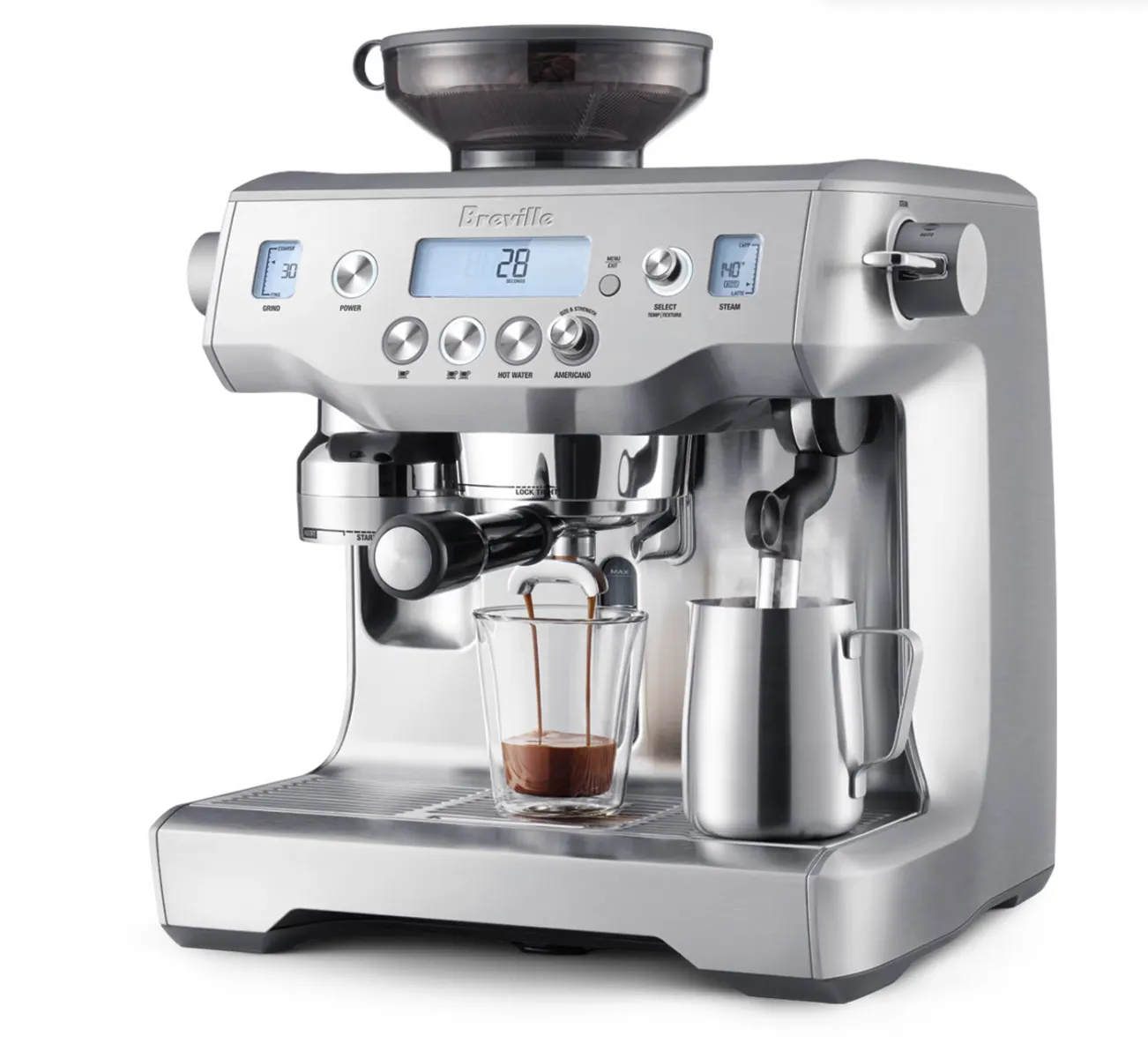 Breville Brushed Stainless Steel The Oracle Espresso Machine