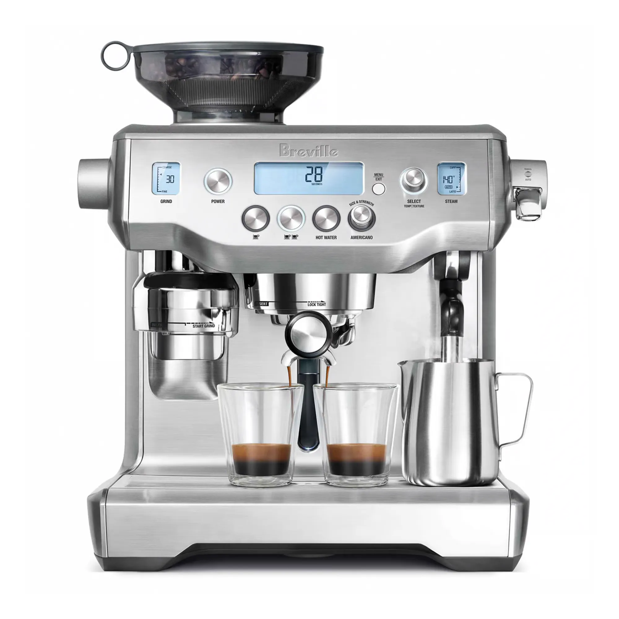 Breville Brushed Stainless Steel The Oracle Espresso Machine