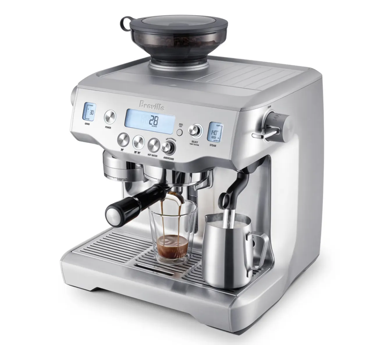 Breville Brushed Stainless Steel The Oracle Espresso Machine