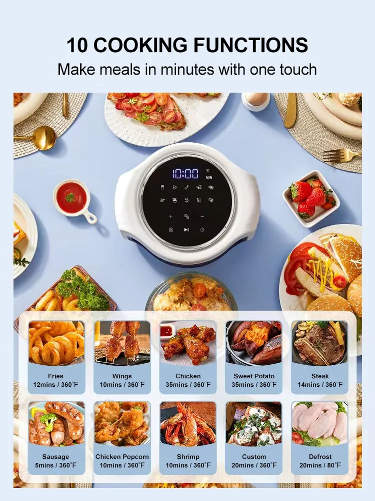 ByOrient Tempered Glass Air Fryer BO-AF16