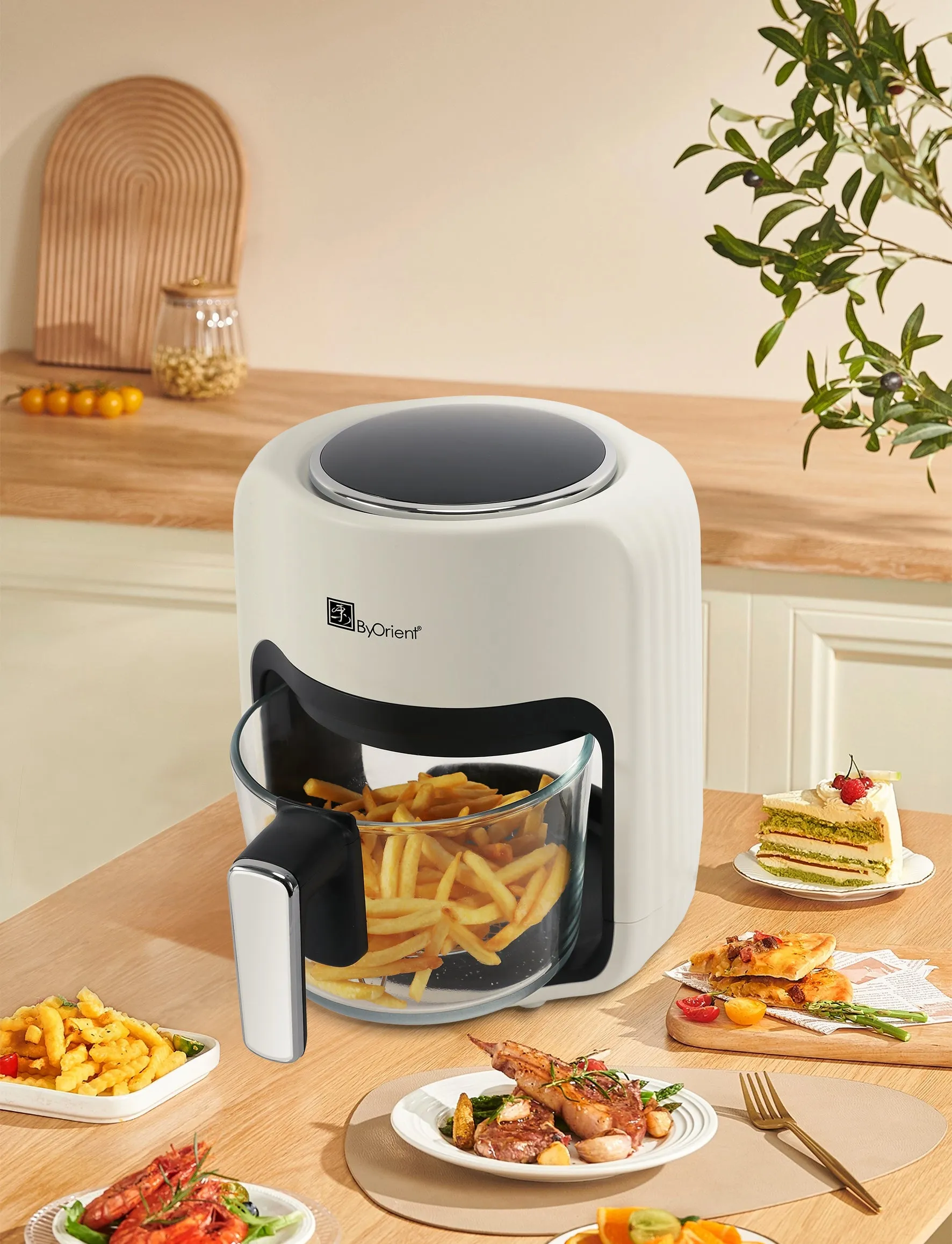 ByOrient Tempered Glass Air Fryer BO-AF16