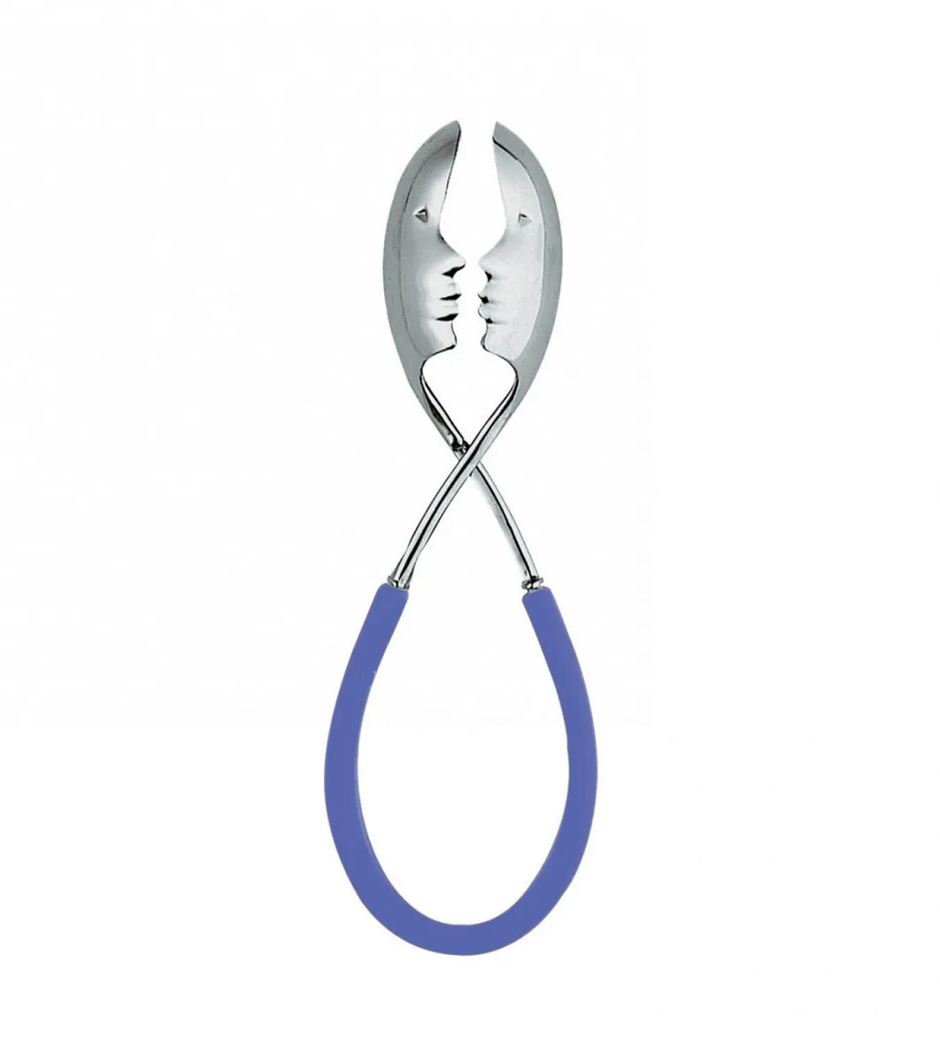 Casa Bugatti Kiss Salad Tong, Blue