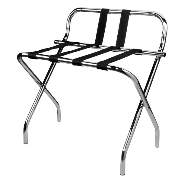 Chrome Folding Luggage Rack with Guard