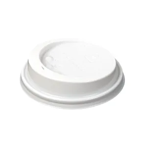 CL868 White Lid To Fit 225ml Huhtamaki Hot Cup (Pack of 1000)