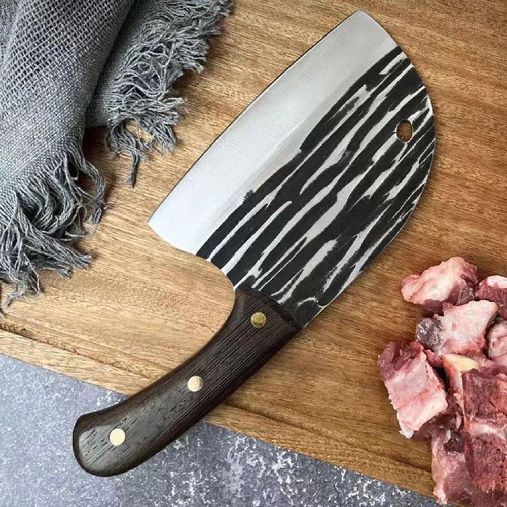 Cleaver Knife for Meat Cutting & Vegetable |4CR13 Stainless Steel Sharp Chinese Chef Knife for Home,Kitchen,Restaura|Best for Chopping,Slicing,Cutting