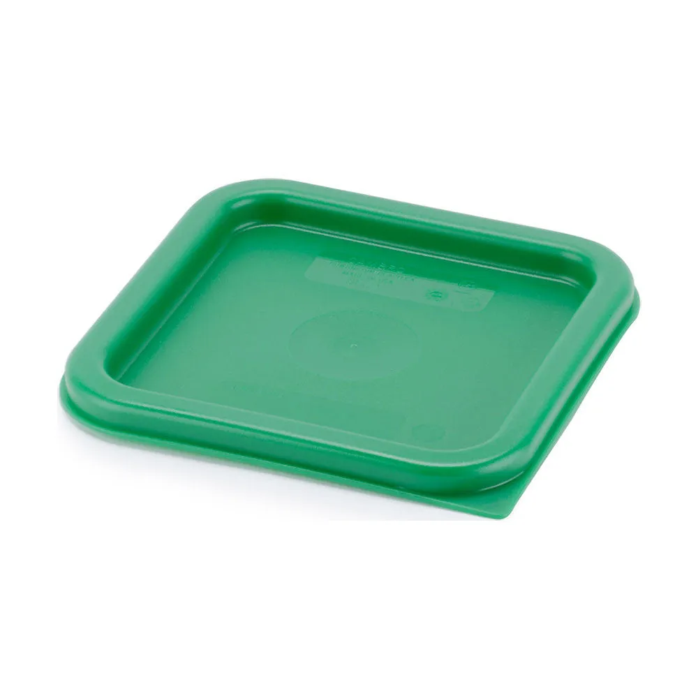 Culinary Essentials by Cambro SFC2452 CamSquare Storage Container Lid, Kelly Green, 2 & 4 qt.