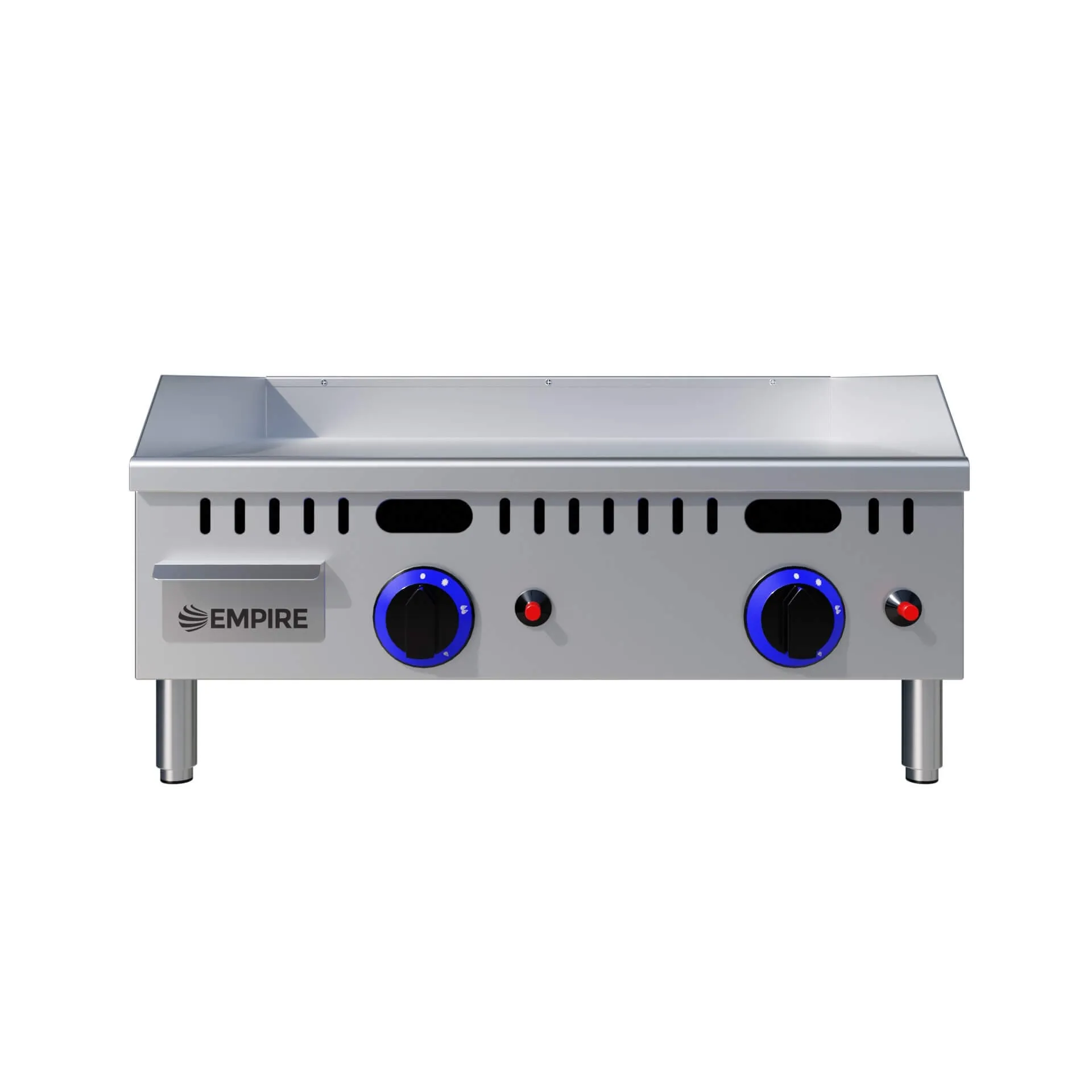 Empire 2 Burner Gas Griddle Counter Top 610mm Wide - EMP-PL-JY-610