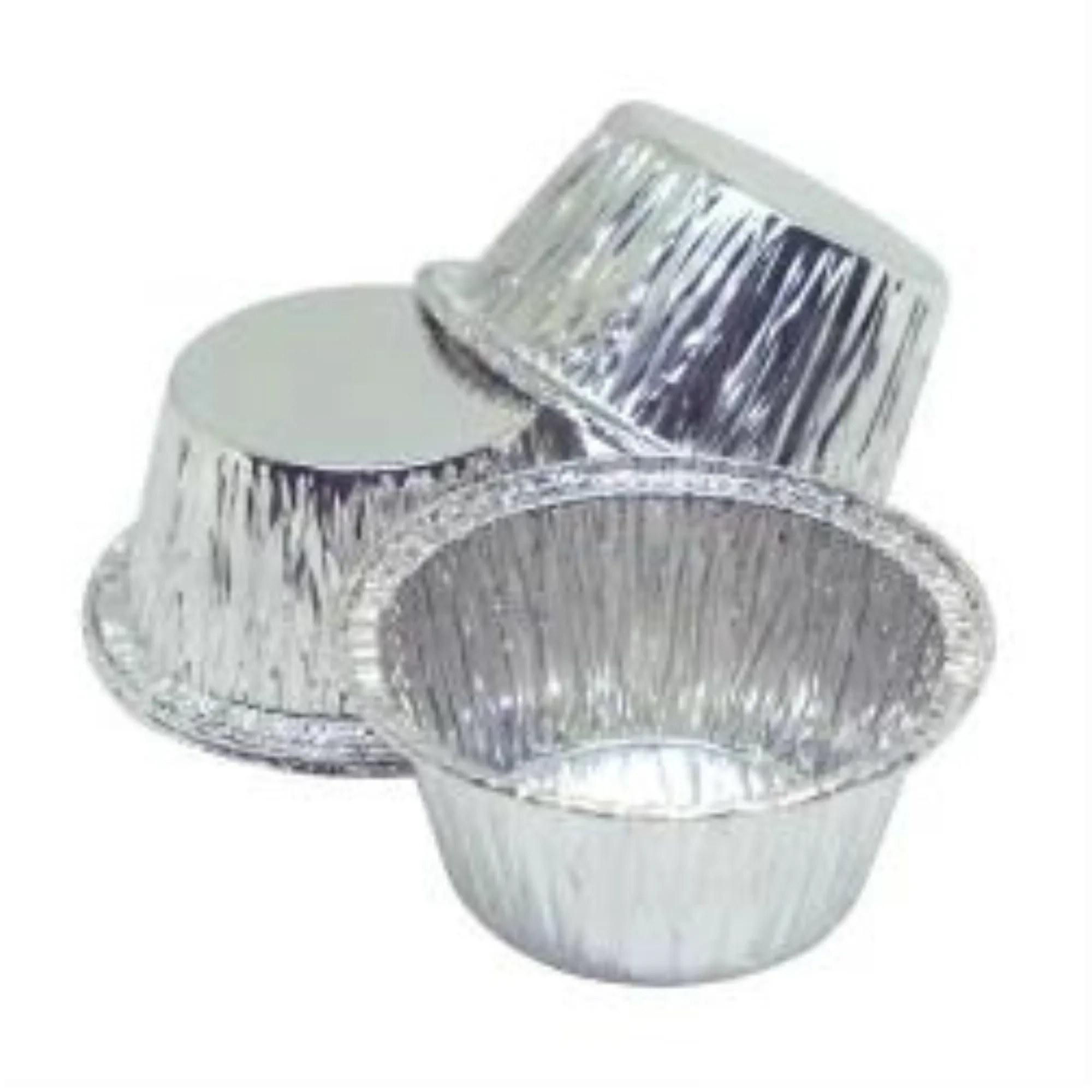 Esslly Aluminium Muffin Cups | Pack of 100 | High-Quality Food-Grade Aluminum Cups for Baking