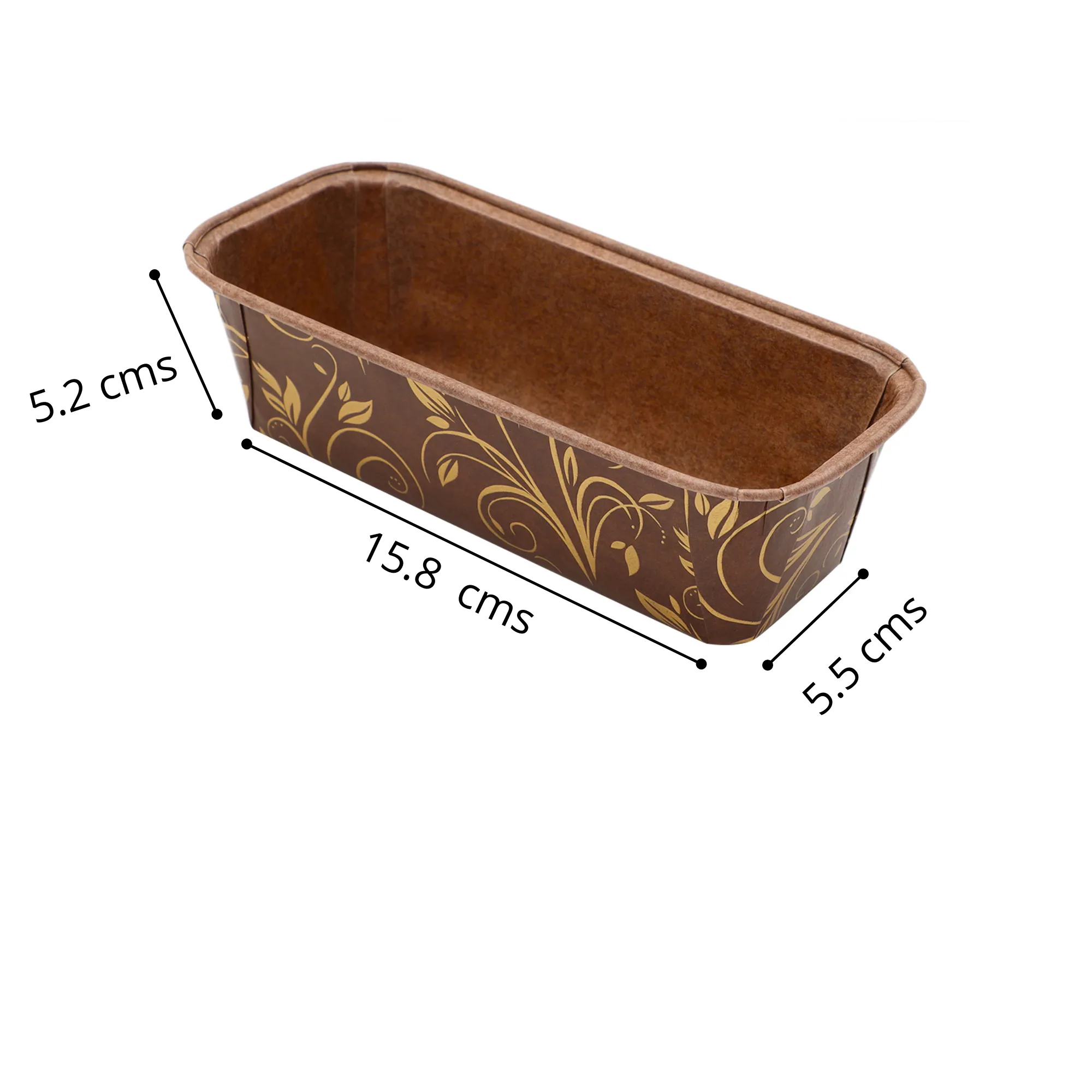 Esslly Rectangular Paper Loaf Pans | For 250 grams bake