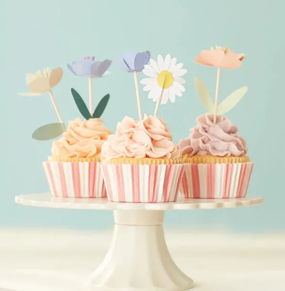 Flower Garden Cupcake Kit - Pack of 12