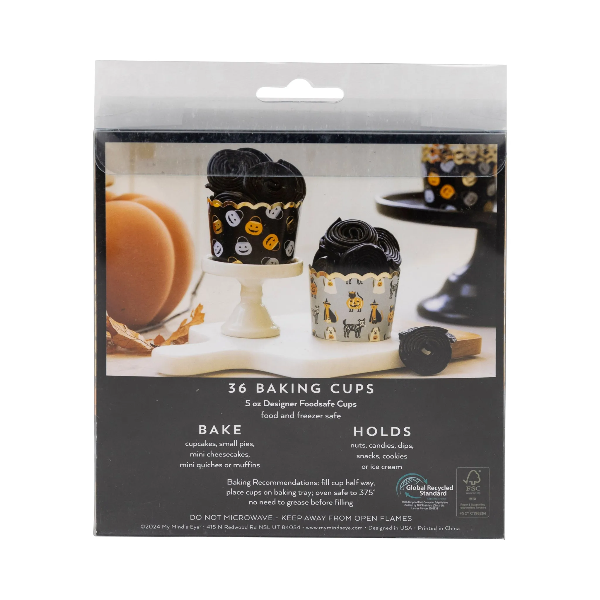 Foiled Pets in Costume 5 oz Baking Cups (36 ct)