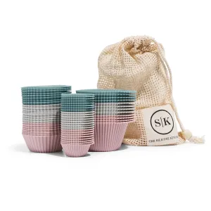 Gift Bundle | Silicone Baking Cups | Dusty Rose & Blue