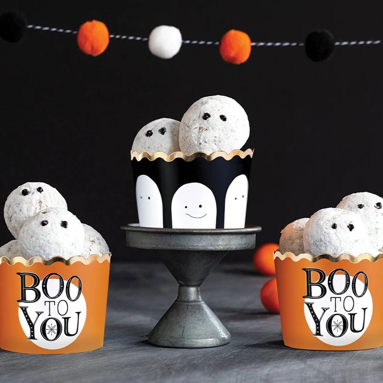 Halloween - Boo to you Baking/Treat Cups x 50