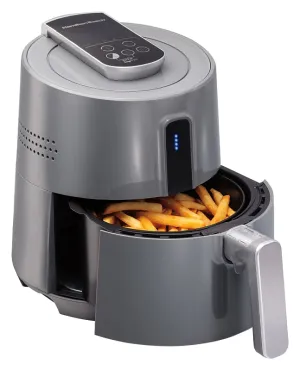 Hamilton Beach 35051 Air Fryer, 2.5 L Capacity, 1400 W, Gray :EA: QUANTITY: 1