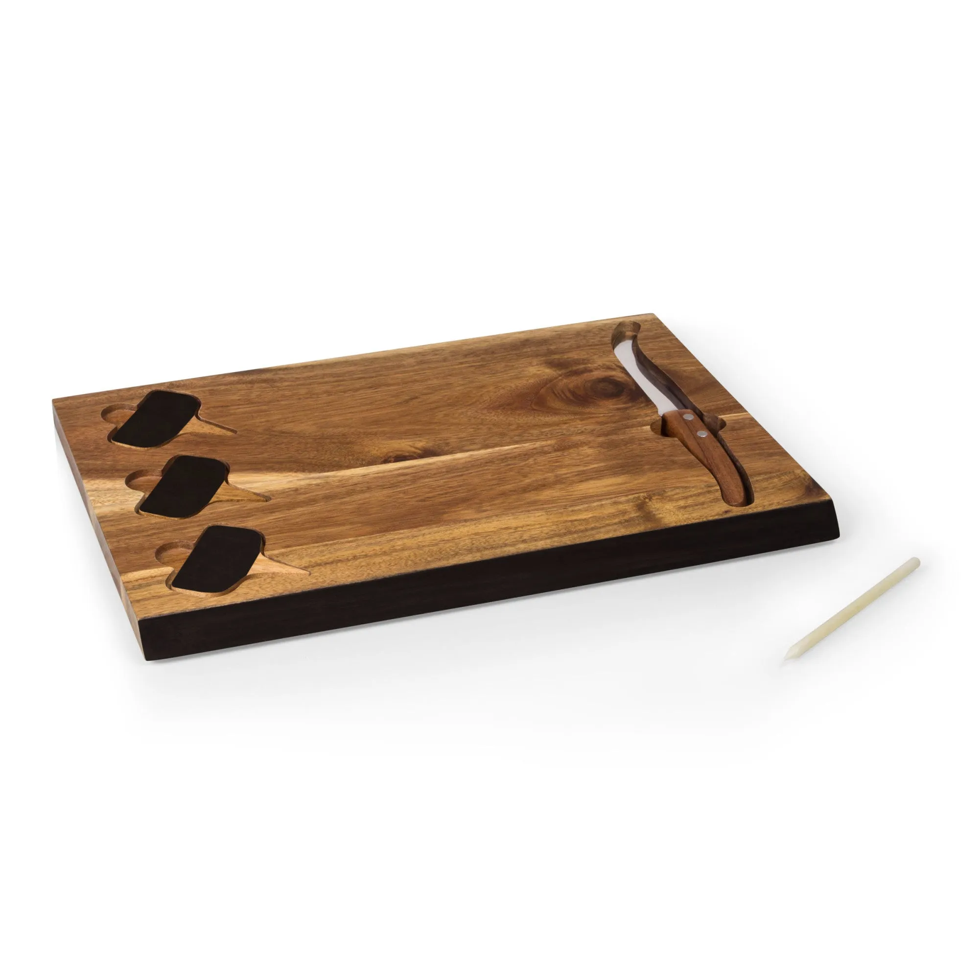 Houston Astros - Delio Acacia Cheese Cutting Board & Tools Set