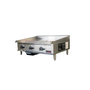 IKON ITG-36 36" Gas Countertop Griddle with Thermostatic Controls - 90K BTU