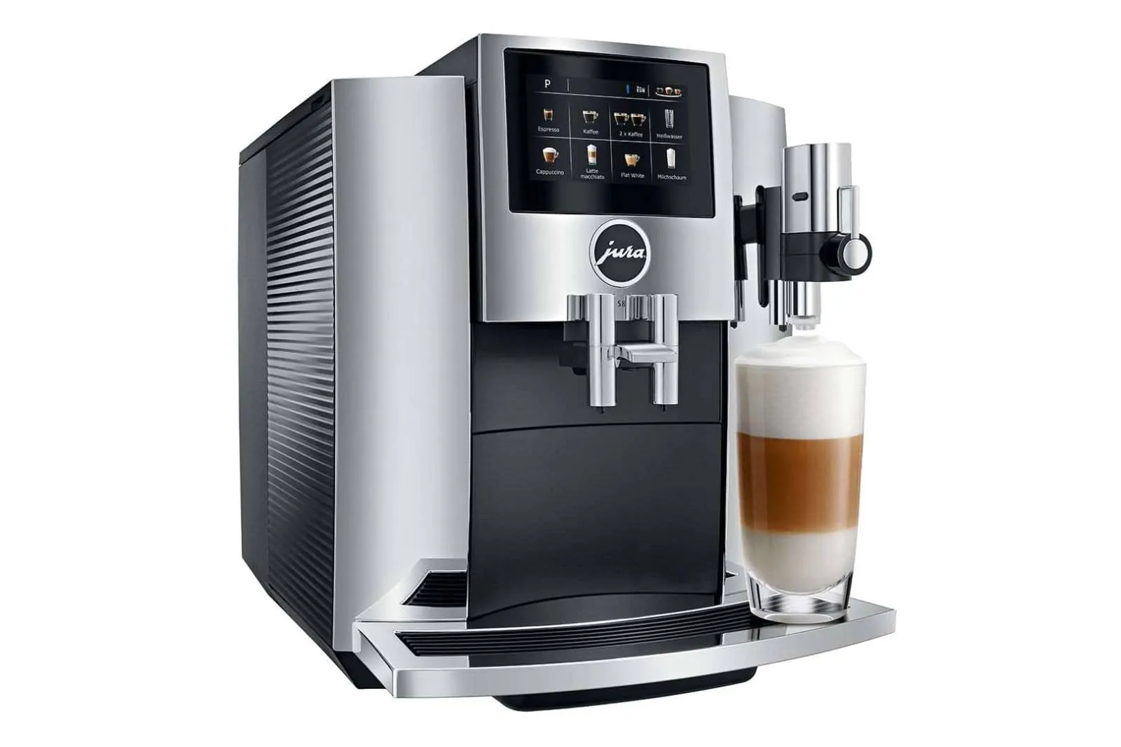 Jura S8 Super Automatic Espresso Machine - Chrome