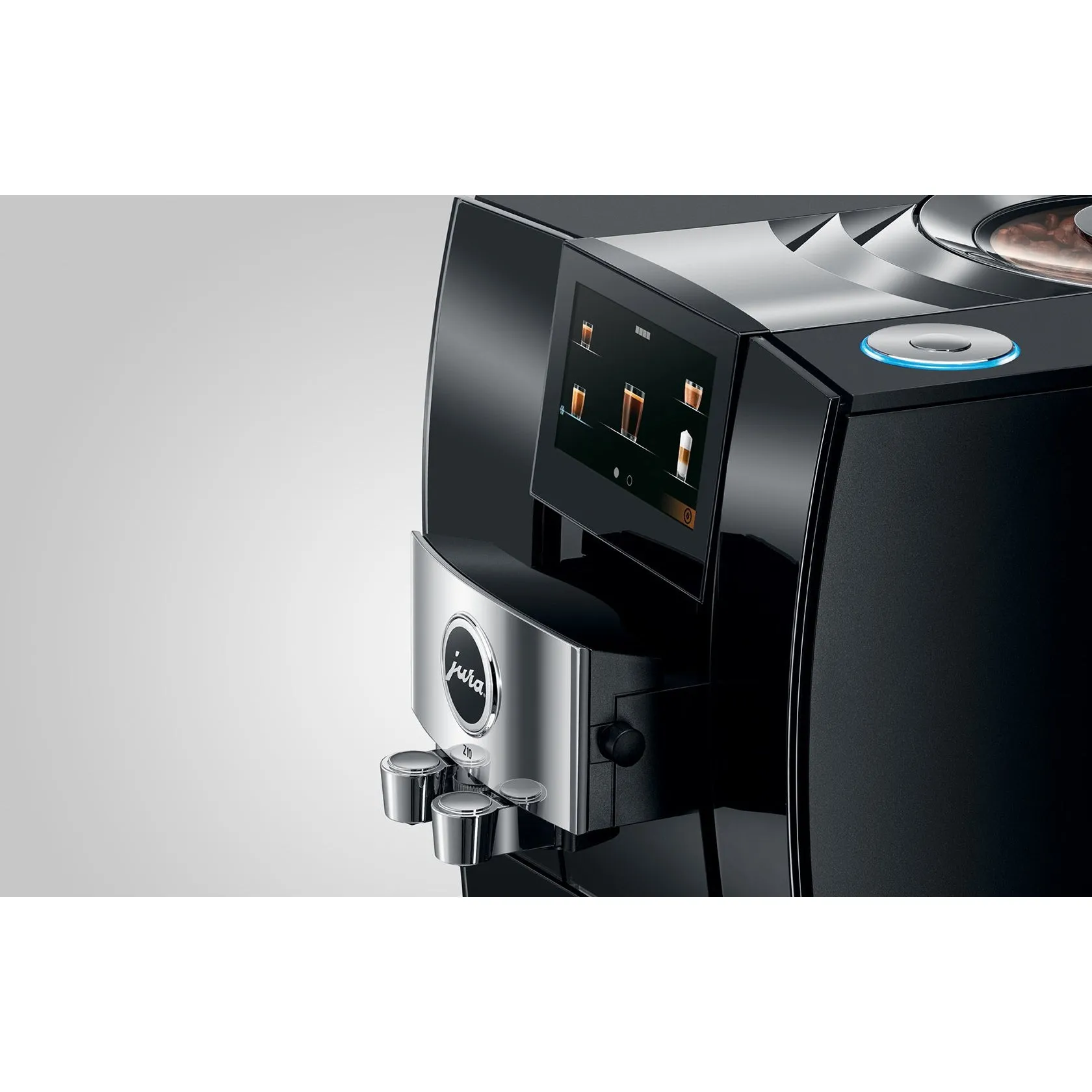 JURA Z10 Diamond Black Super Automatic Espresso Machine, Makes 32 Hot and Cold Beverages #15464