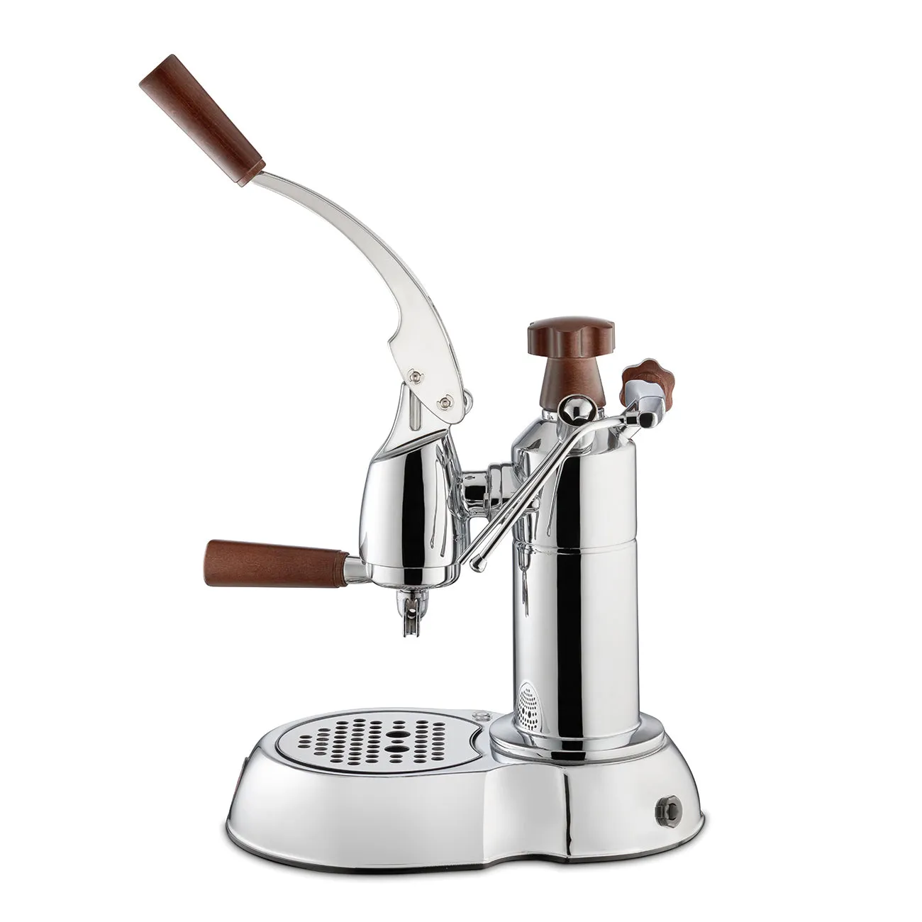 La Pavoni "Stradivari"  Europiccola 8 Cup - Chrome with Wood #ESW-8  PREORDER NOW