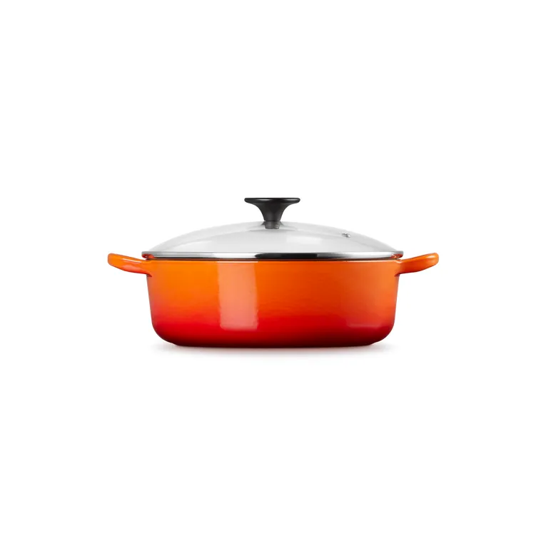 Le Creuset Risotto Pot 24cm Volcanic with Glass Lid