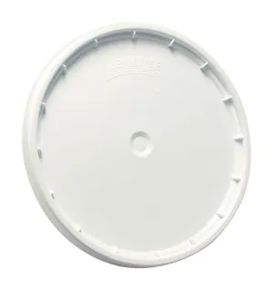 Leaktite White 5 gal Plastic Bucket Lid