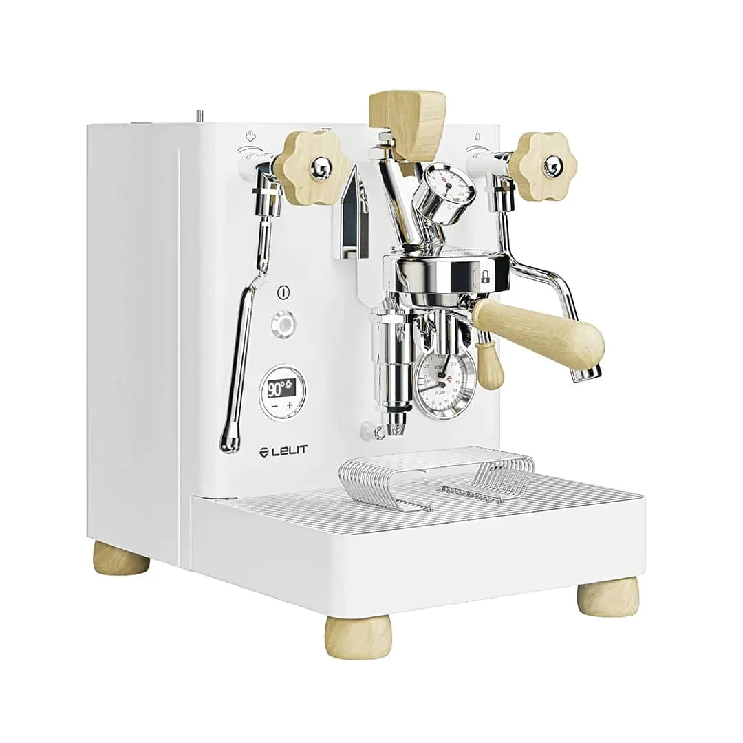 Lelit Bianca PL162T V3 Dual Boiler Espresso Machine White - Latest V3 Model