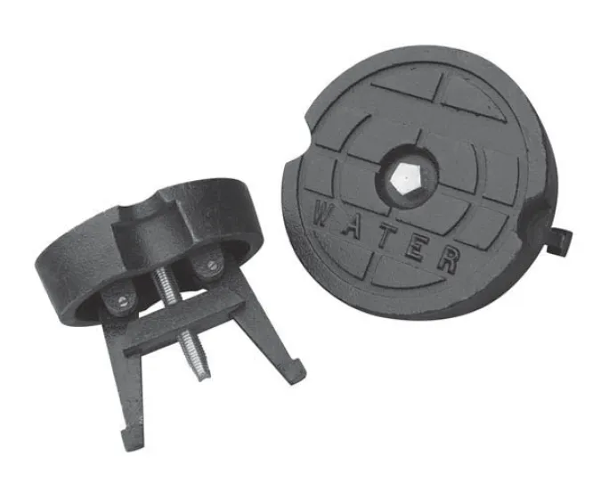 Locking Cast Iron Valve Box Lids For Water Main Valves