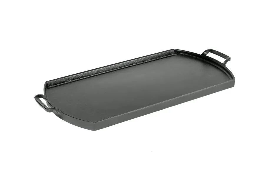 Lodge Blacklock *77* 10 x 20 Inch Triple Seasoned Cast Iron Double Burner Griddle