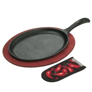 Lodge Cast Iron Fajita Set