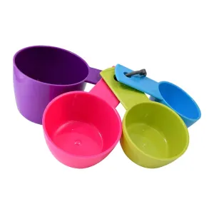 Measuring Plastic Color Cups