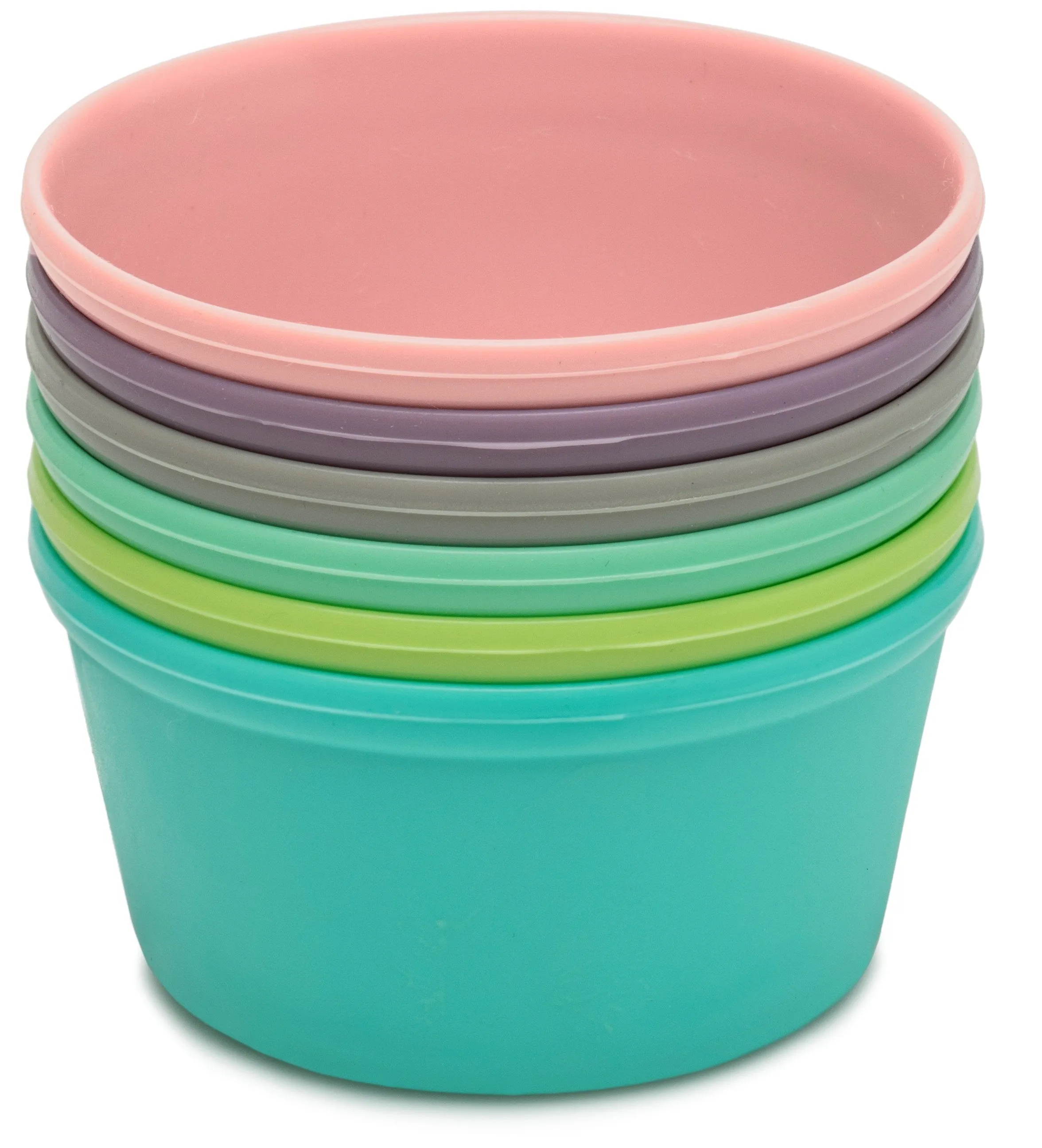 Melii Rainbow Silicone Food Cups 2.8 Oz