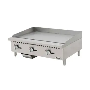 Migali C-G36 Counter-top 36” Wide Manual Griddle W/Manual Controls